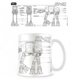 Star Wars AT-AT Sketch mug