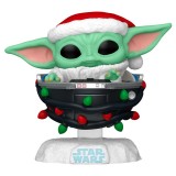 Star Wars Grogu mit Weihnachtsmannhut#0746