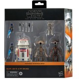 Hasbro Star Wars The Mandalorian R5-D4 BD-72 & Pit Droids blister Figurs 15cm