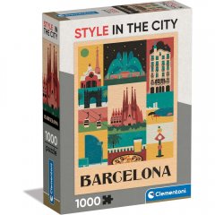 Clementoni Style in the City Barcelona puzzle 1000pcs