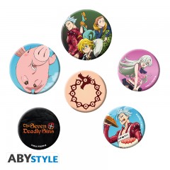 THE SEVEN DEADLY SINS Badges - Mix