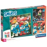 Clementoni The Smurfs puzzle 3x48pcs