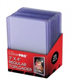 UP - Toploader - 3" x 4" Clear Regular \(25 pieces\)