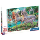 Clementoni Unicorns at the Waterfall super puzzle 180pcs