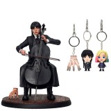 SDTOYS Wednesday figure Wednesday Cello + Schl�sselanh�nger